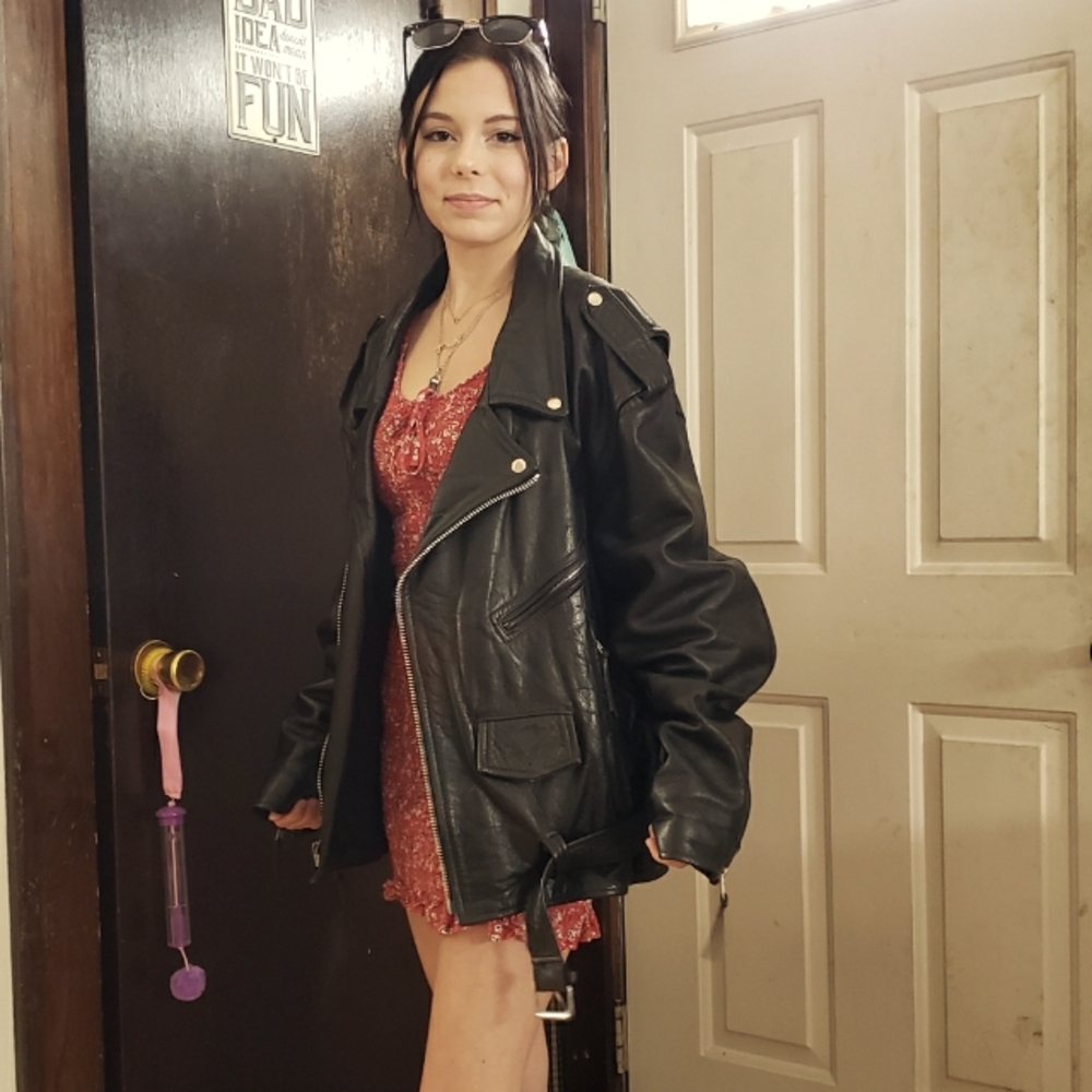 leather jacket